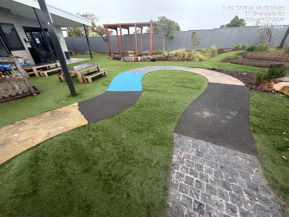 Completed Little Buzz grounds maintenance project